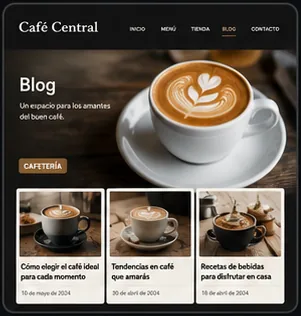 Blog article layout