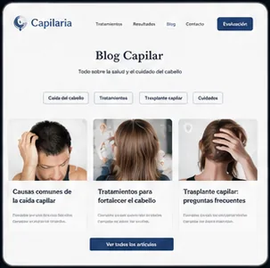 Blog article layout