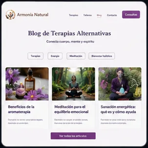 Blog article layout
