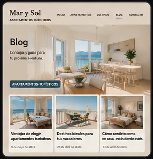 Blog article layout