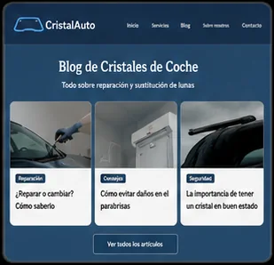Blog article layout