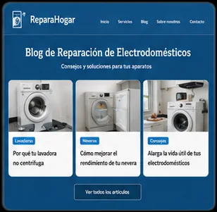 Blog article layout