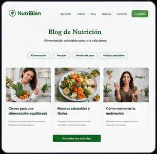 Blog article layout