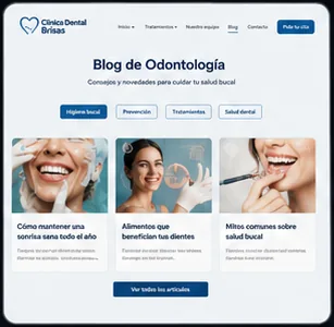 Blog article layout