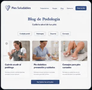 Blog article layout