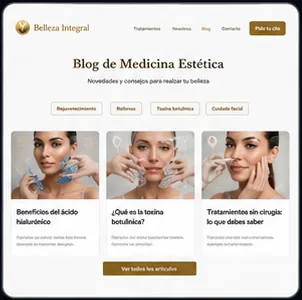Blog article layout