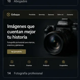 Website portfolio example