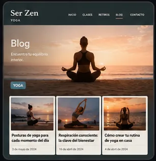 Blog article layout
