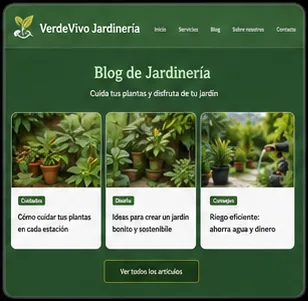 Blog article layout