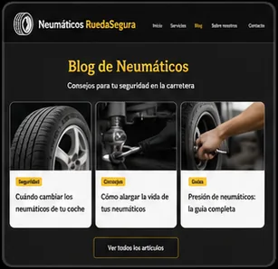 Blog article layout