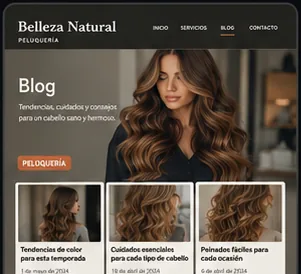 Blog article layout