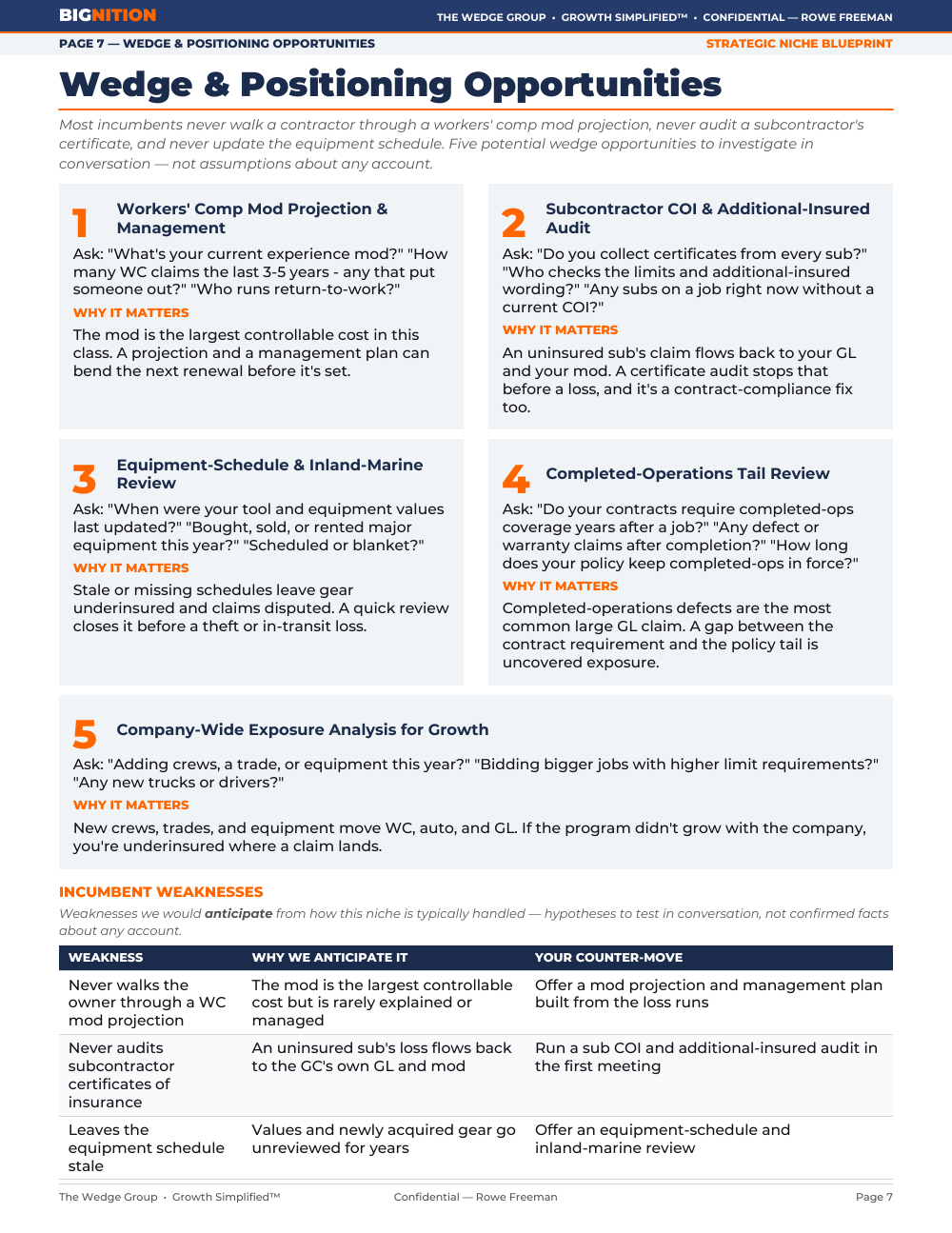 Secondary Strategic Niche Blueprint — Wedge & Positioning Opportunities
