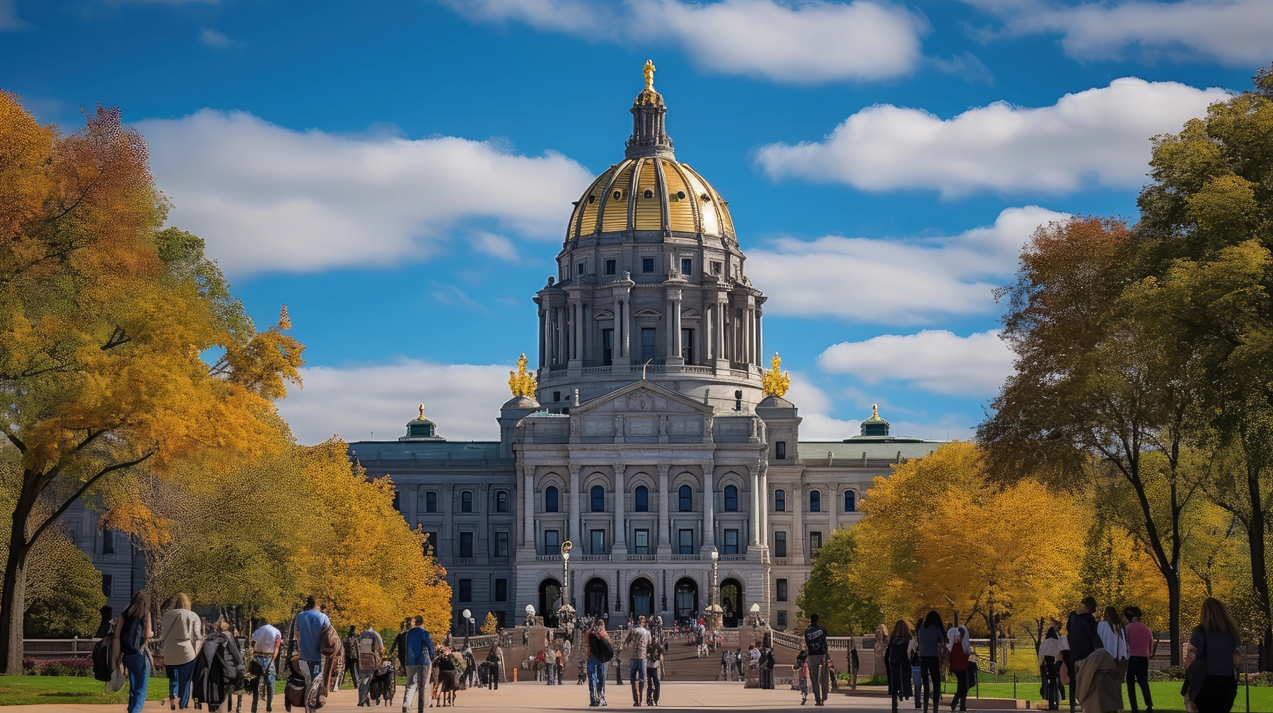 Minnesota State Capitol in St. Paul, Minnesota
