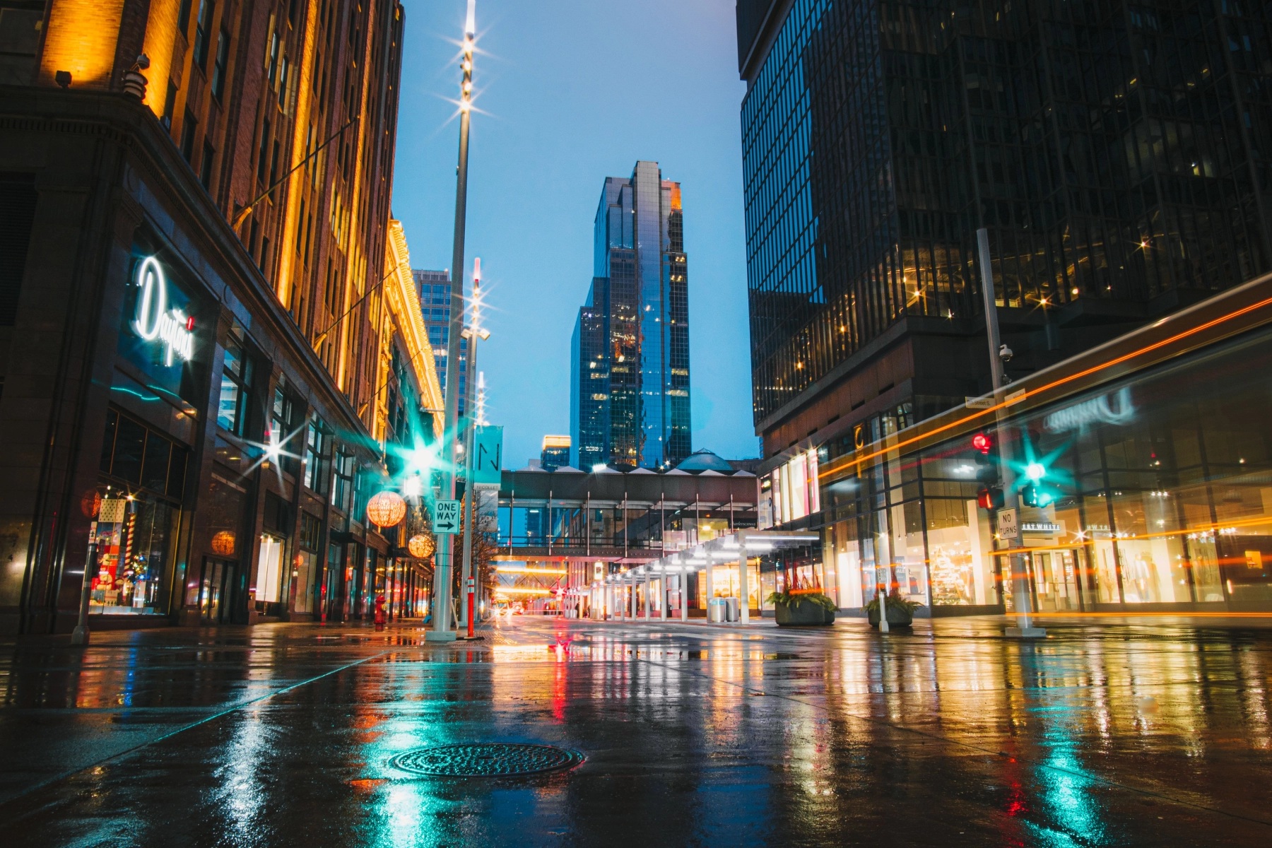 Nicollet Mall in Minneapolis, Minnesota