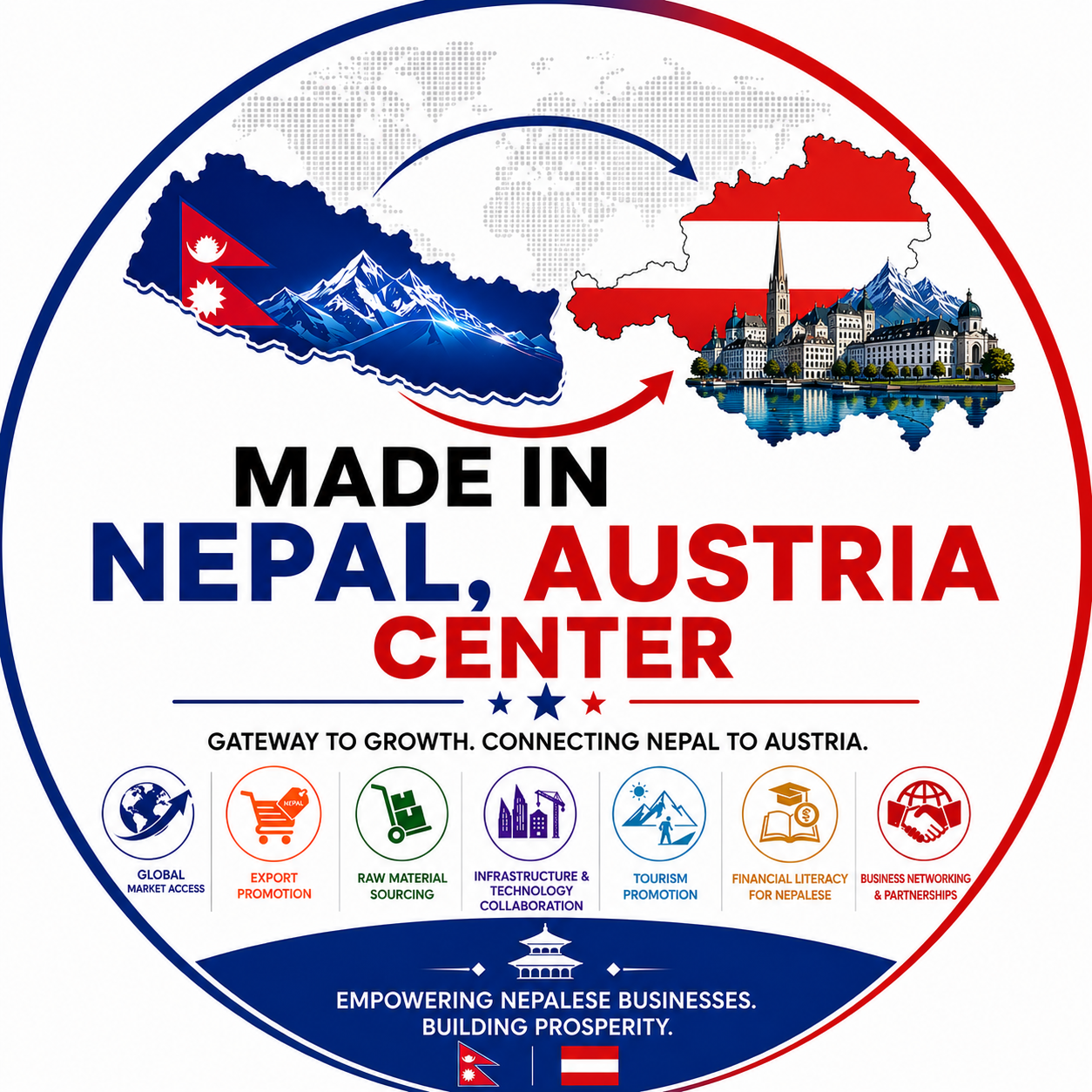 Made in Nepal, Austria Center Logo