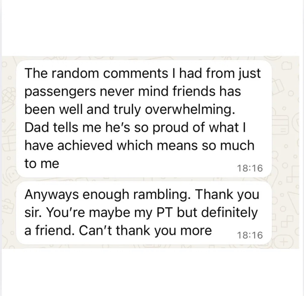 Client message