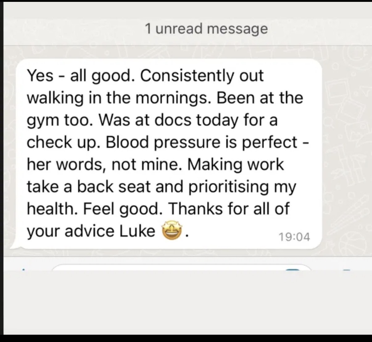 Client message