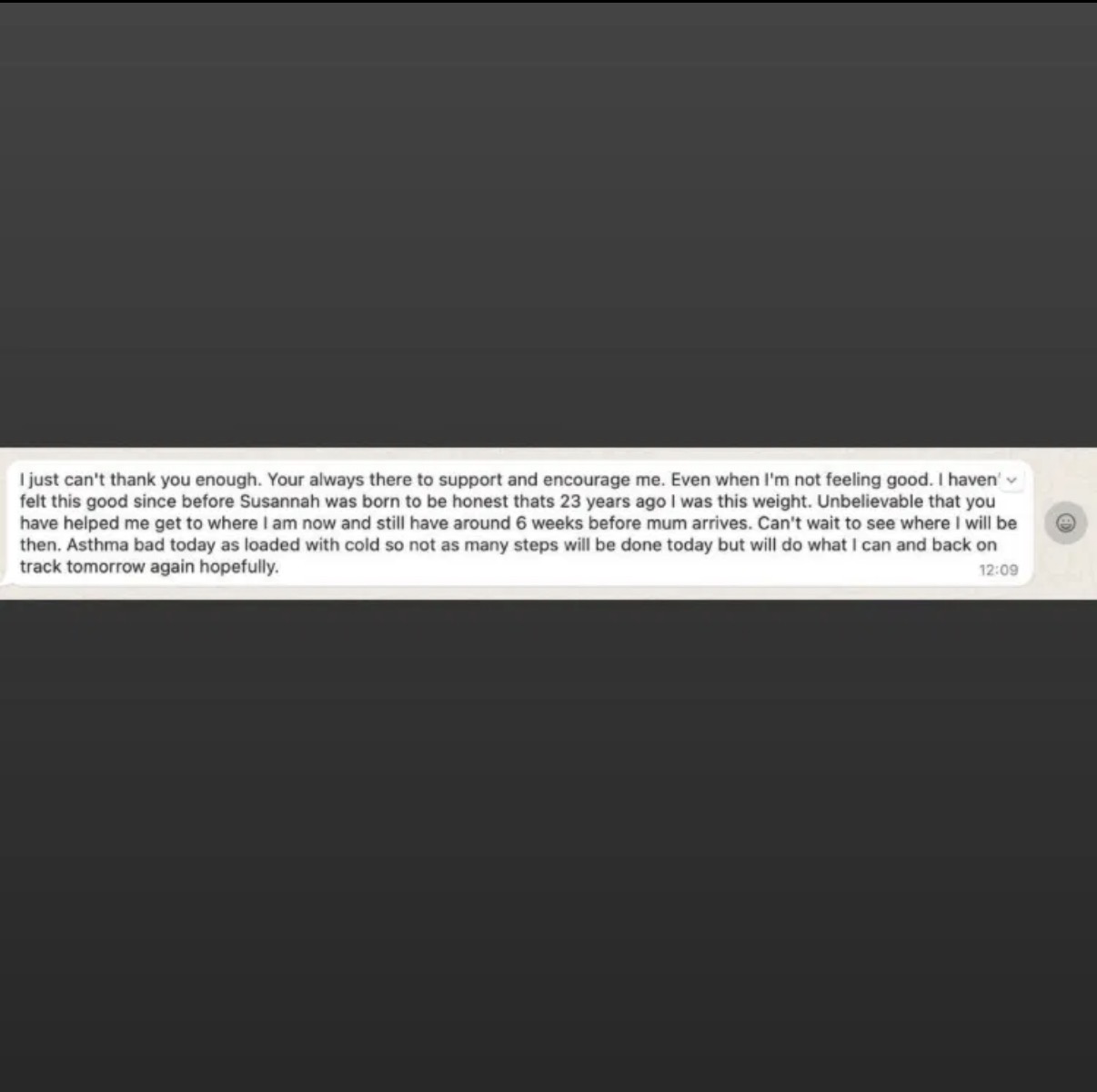 Client message