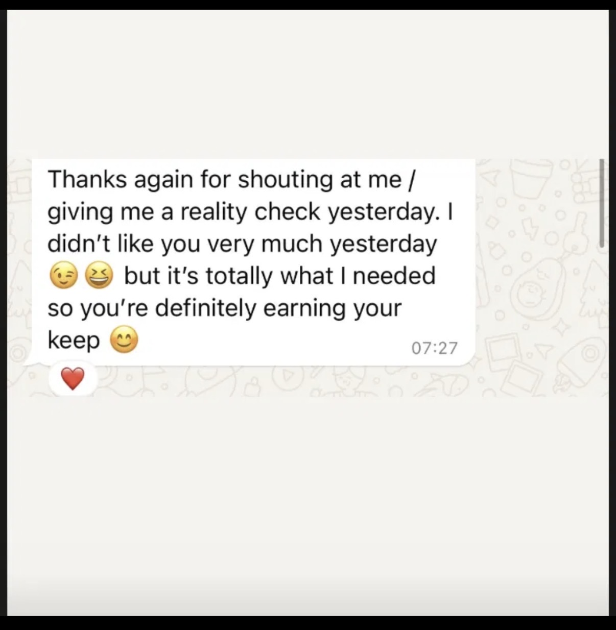Client message