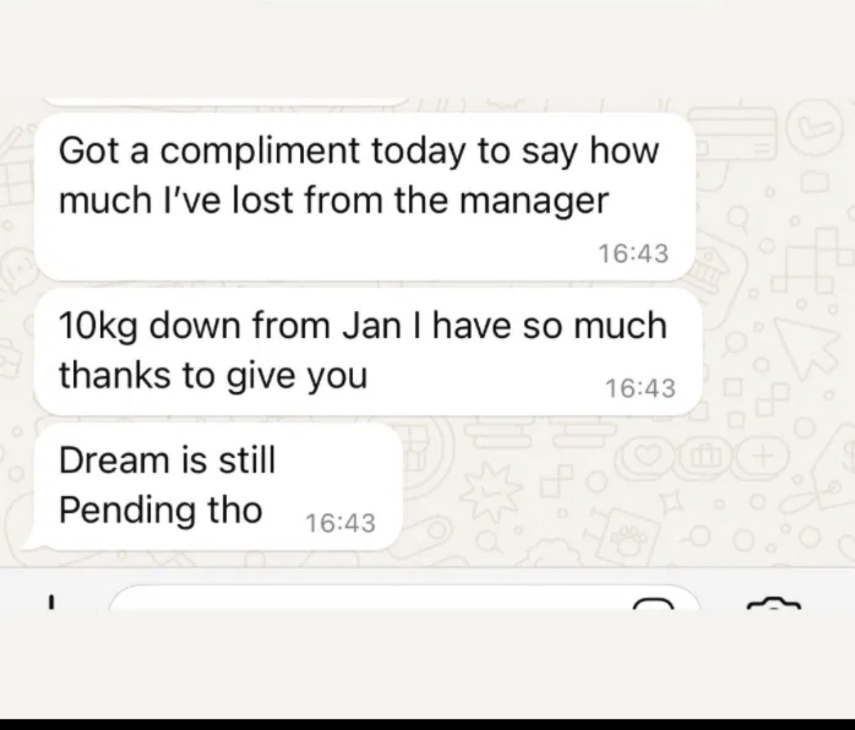 Client message