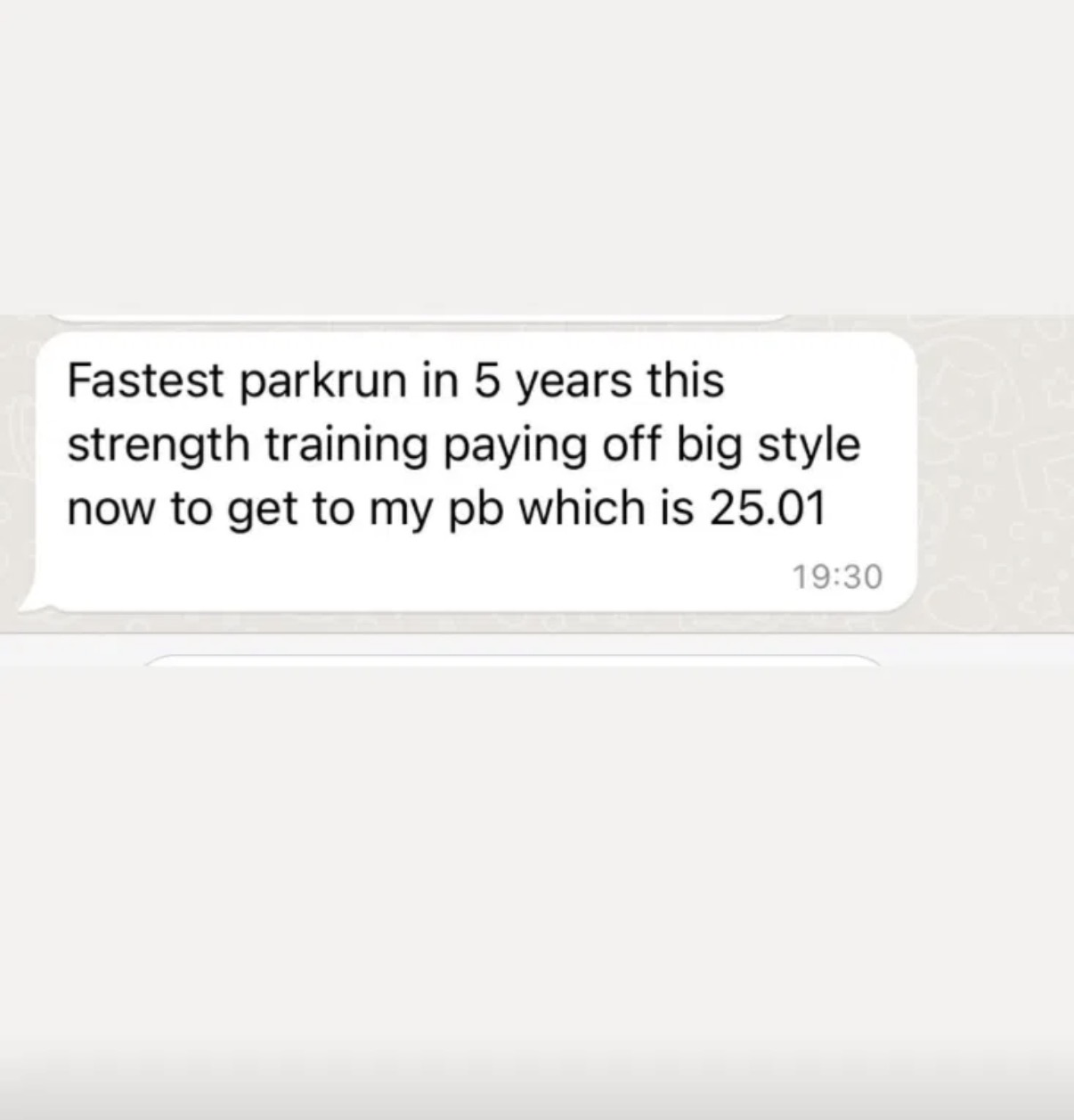 Client message