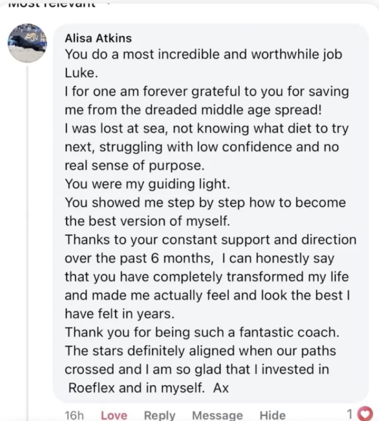 Client message