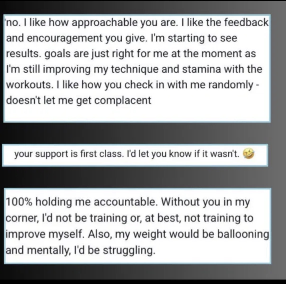 Client message