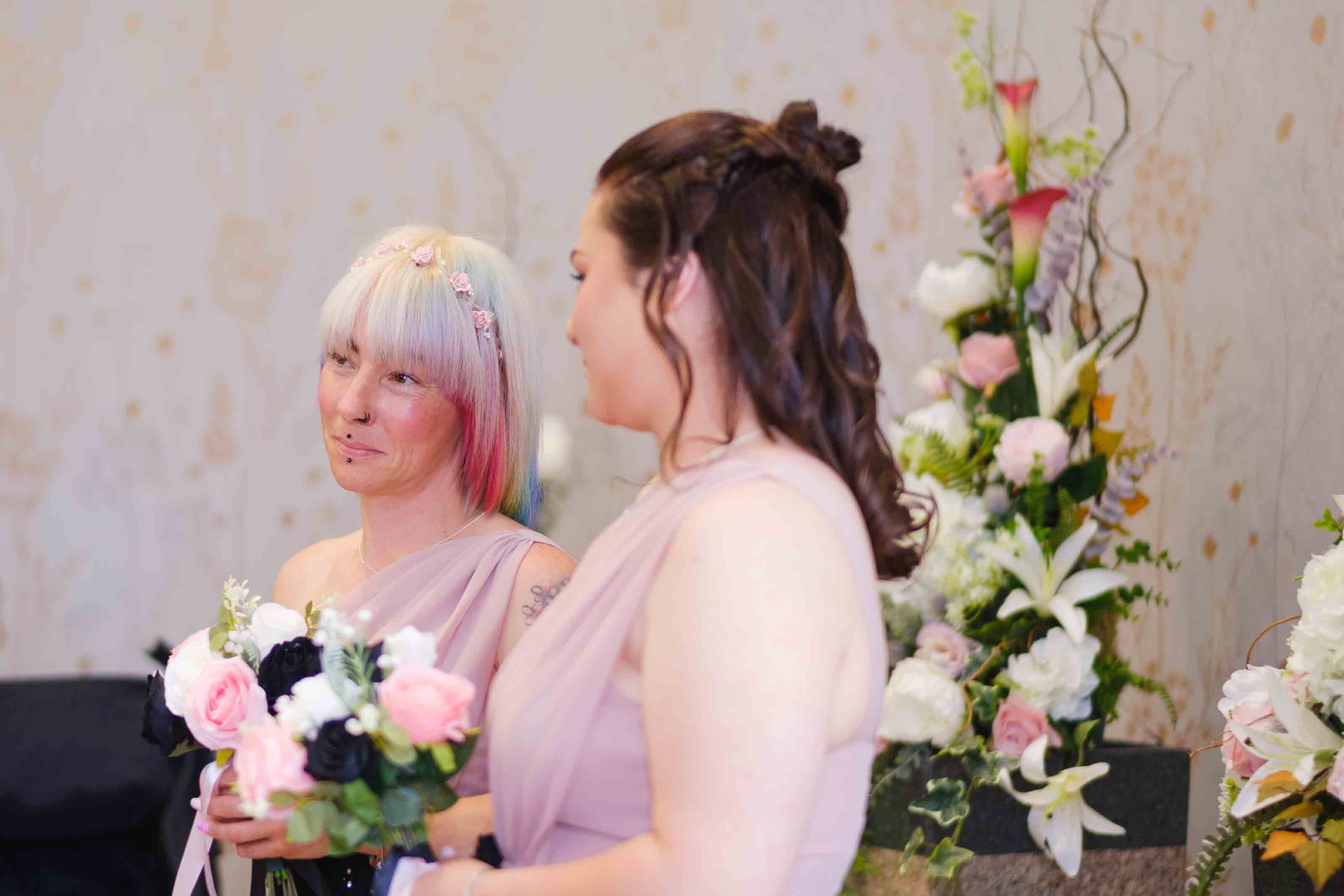 Wedding ceremony at The Burns Monument in Ayrshire