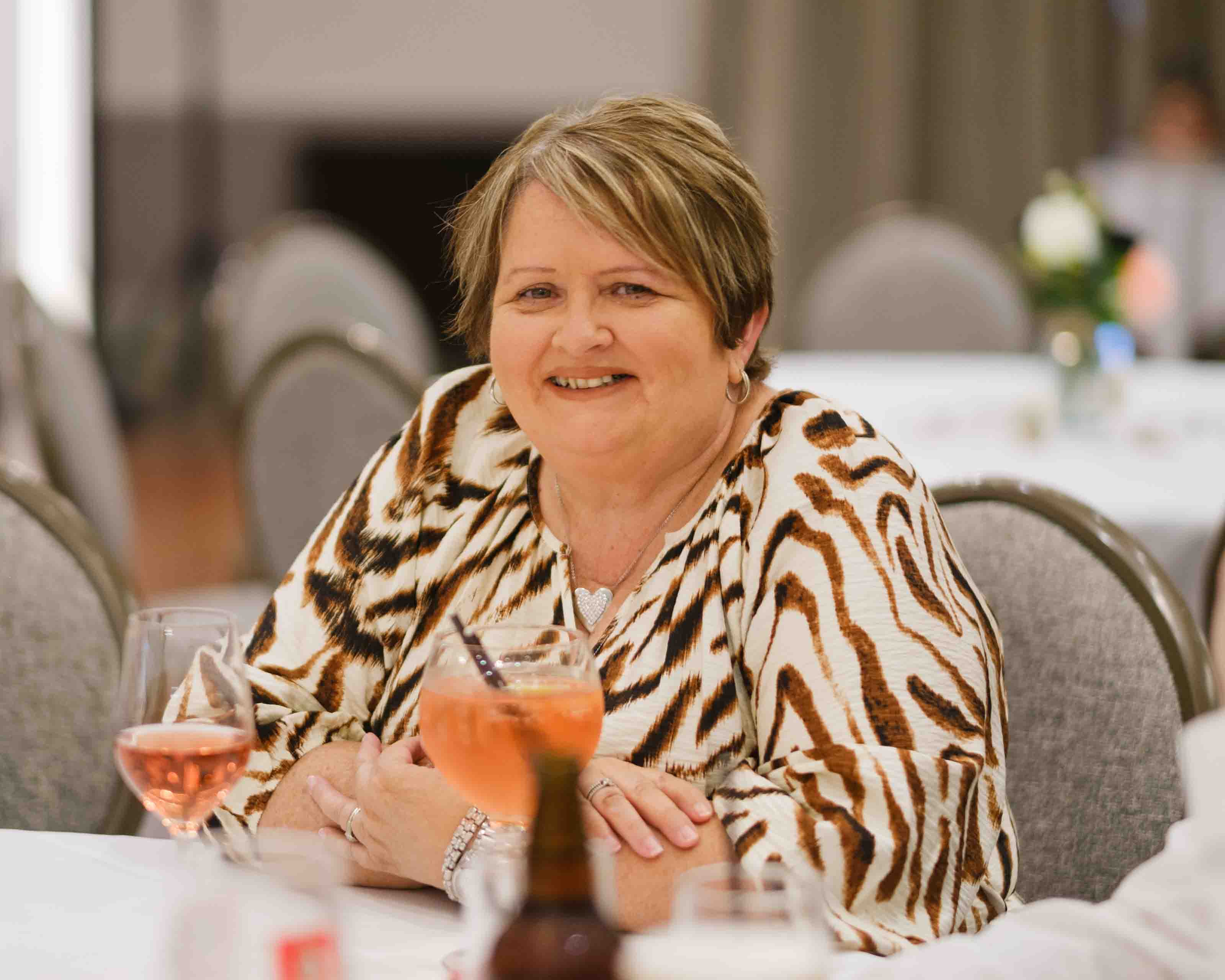 Guests celebrating at Dumfries Arms Hotel wedding