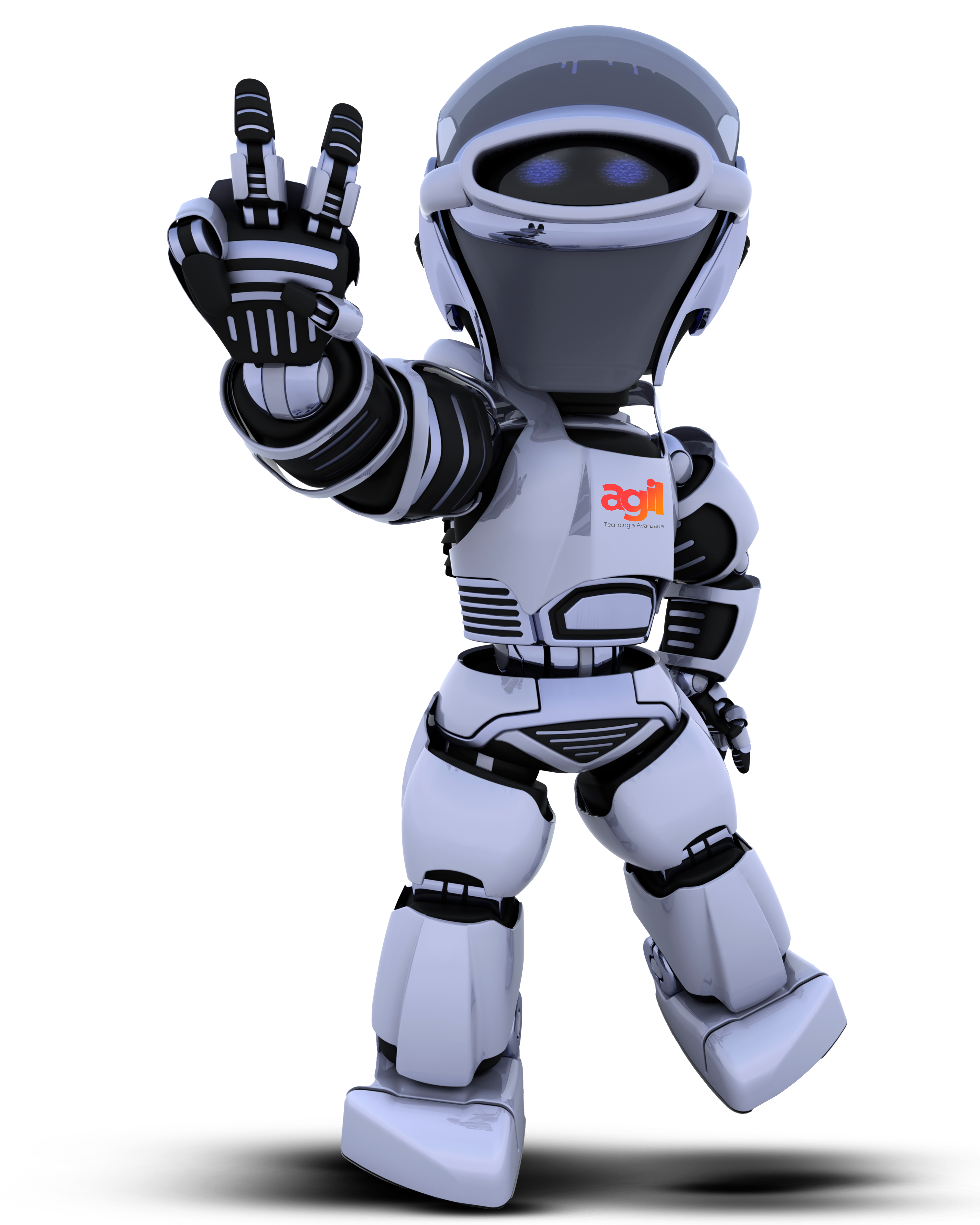 Mascota robot de seguridad de Ágil Tecnología Avanzada