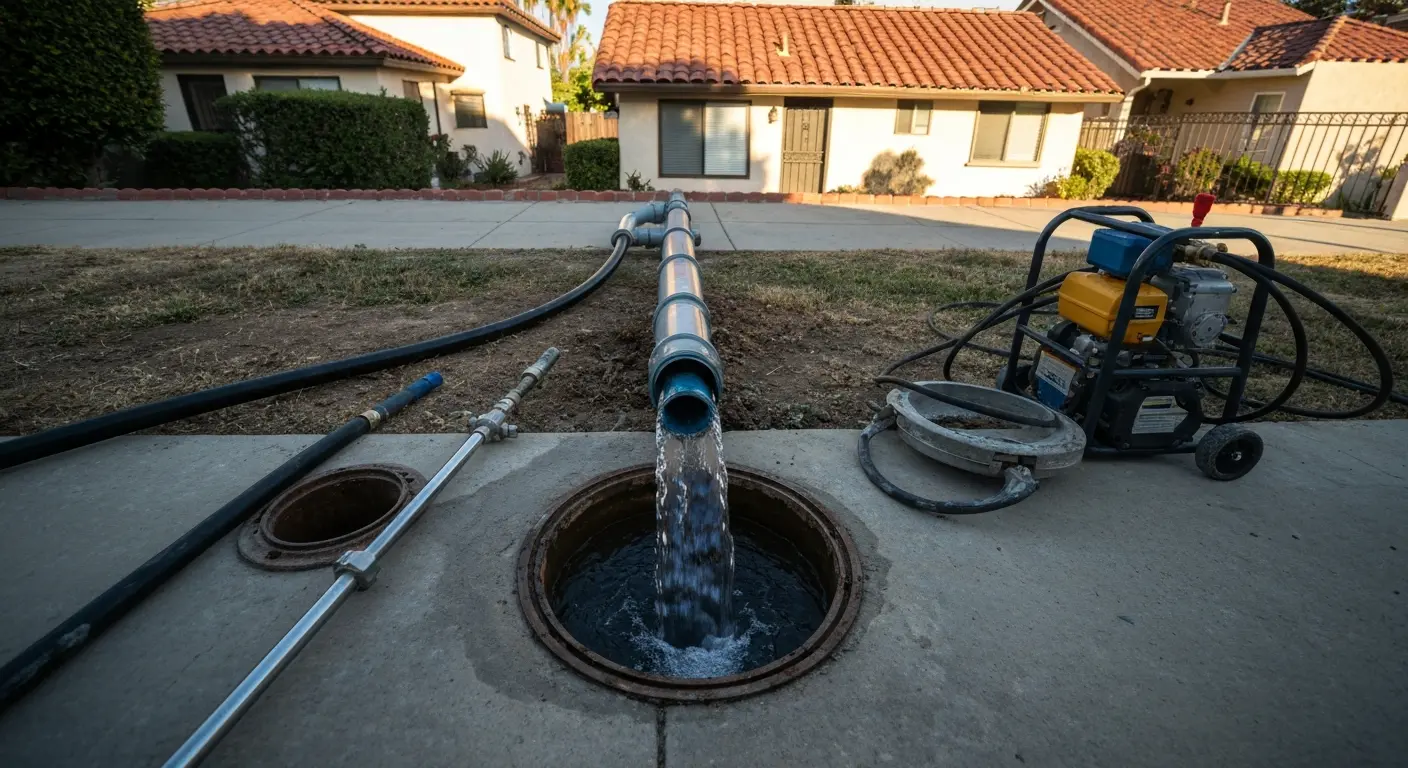 Drain cleaning service