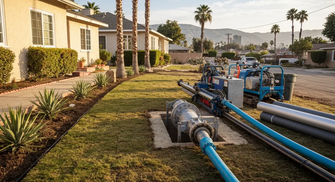 Trenchless waterline repair technology