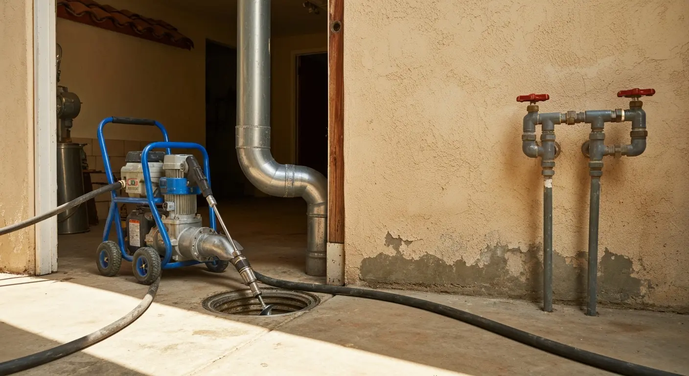 Drain cleaning service