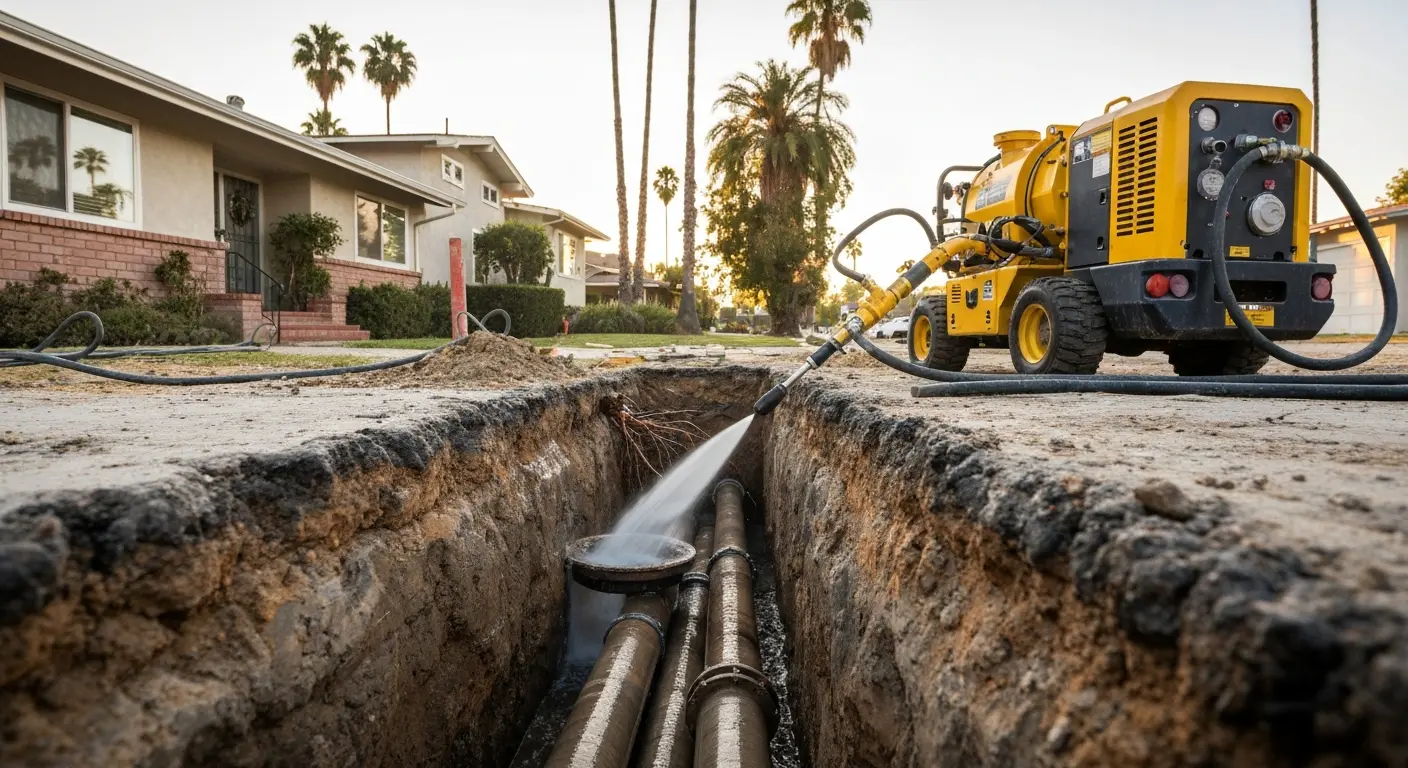 Sewer cleaning service