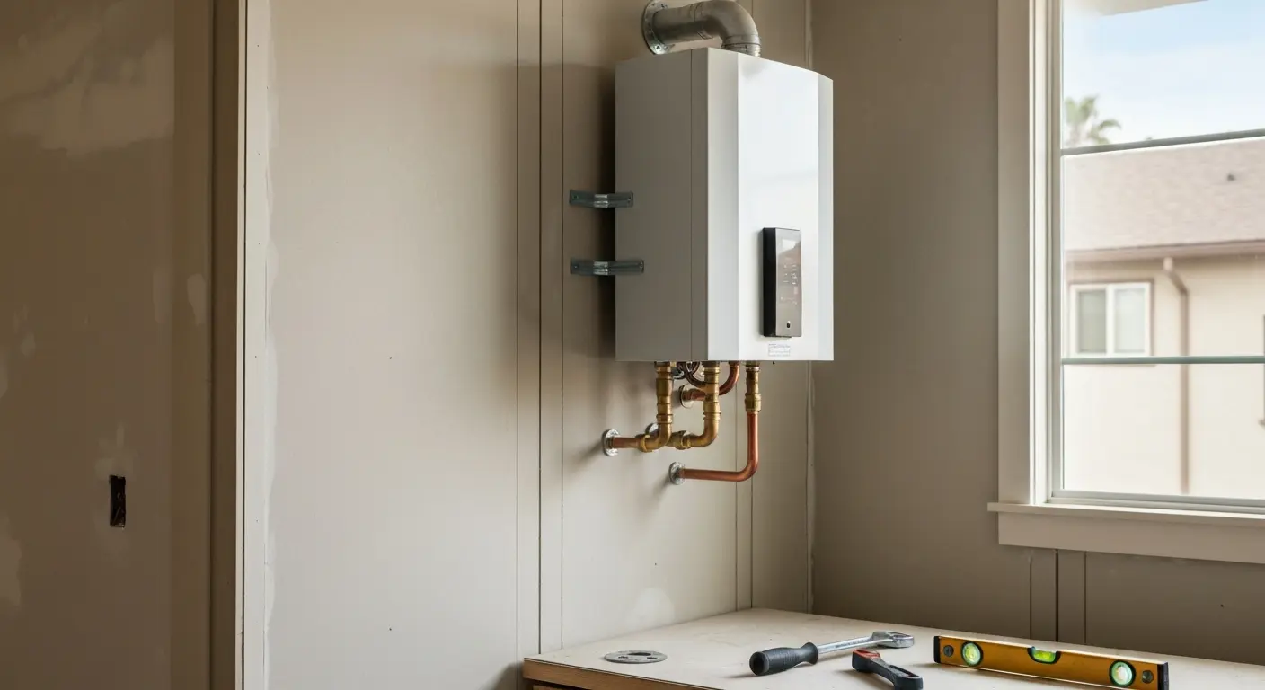 Water heater installation service