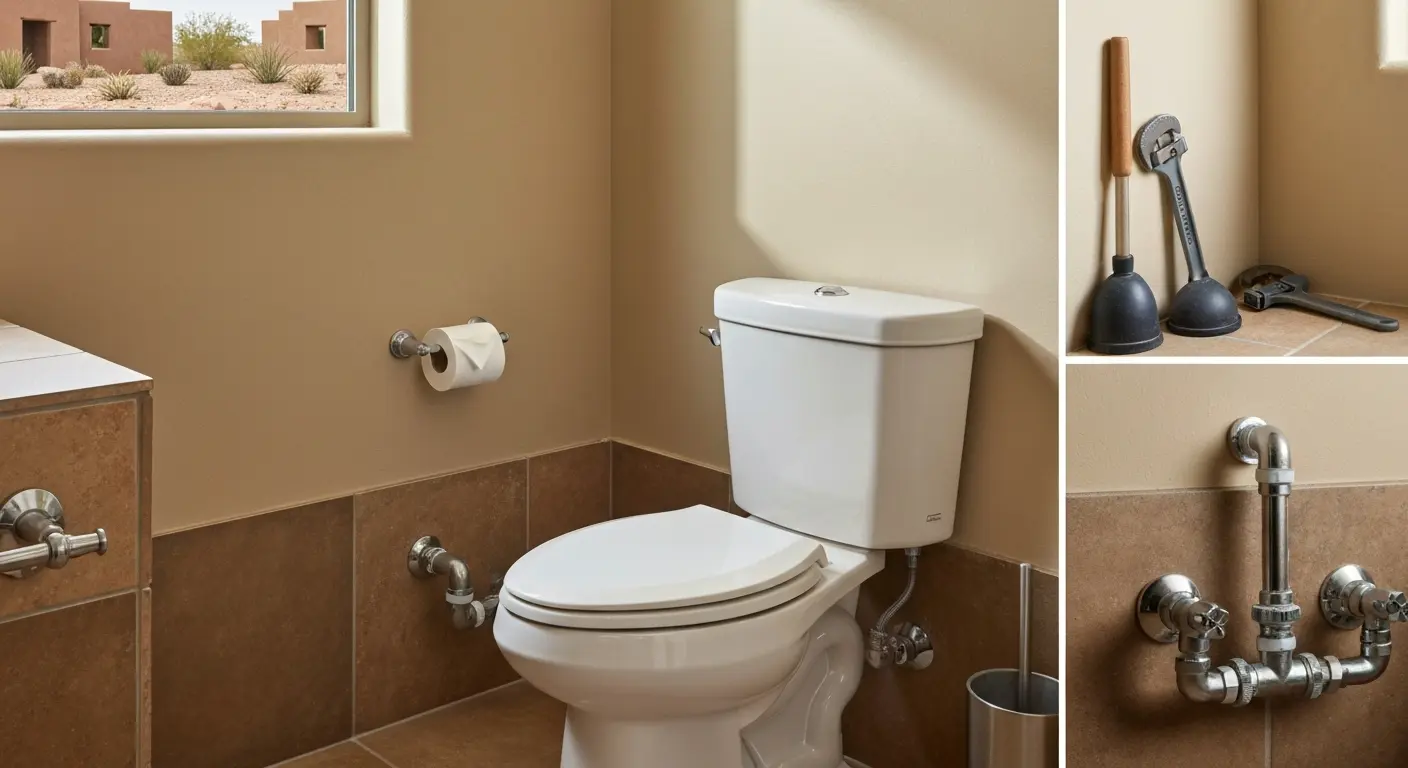 Toilet repair and clog removal