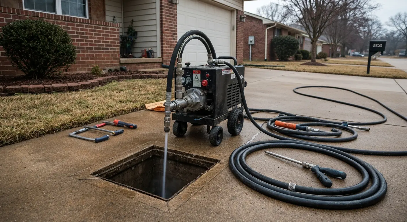 Drain cleaning service
