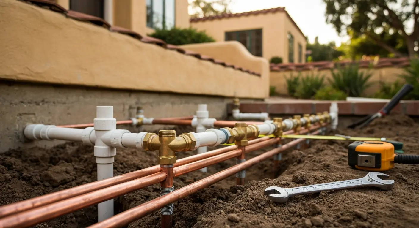 Leak repair work