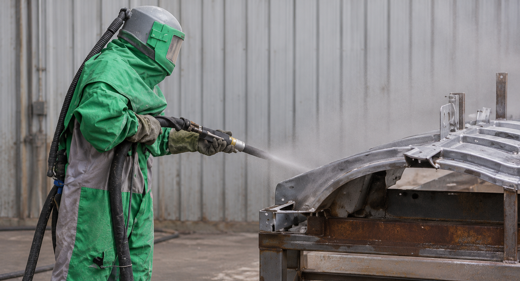 Abrasive Media Blasting & Protective Painting