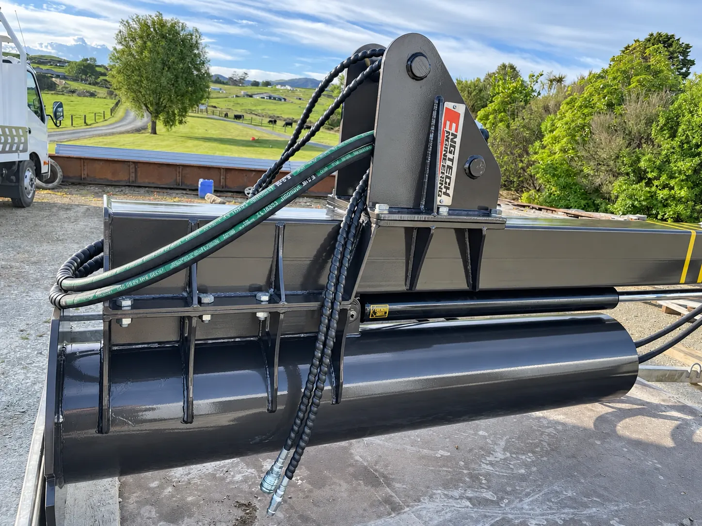 Machinery attachment outdoors