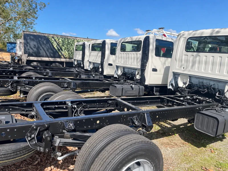 Truck chassis frame