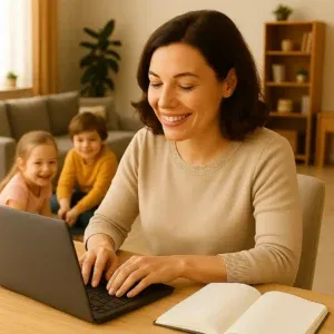 Healthcare practitioner reviewing a women's health treatment plan
