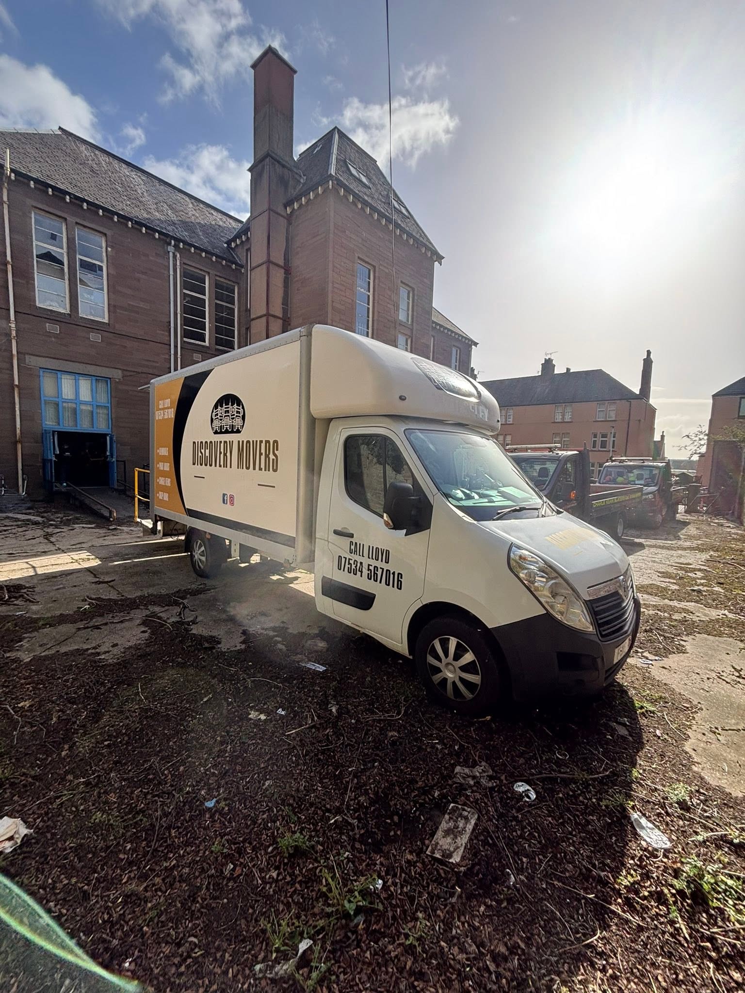 Discovery Movers clearing a property in Dundee