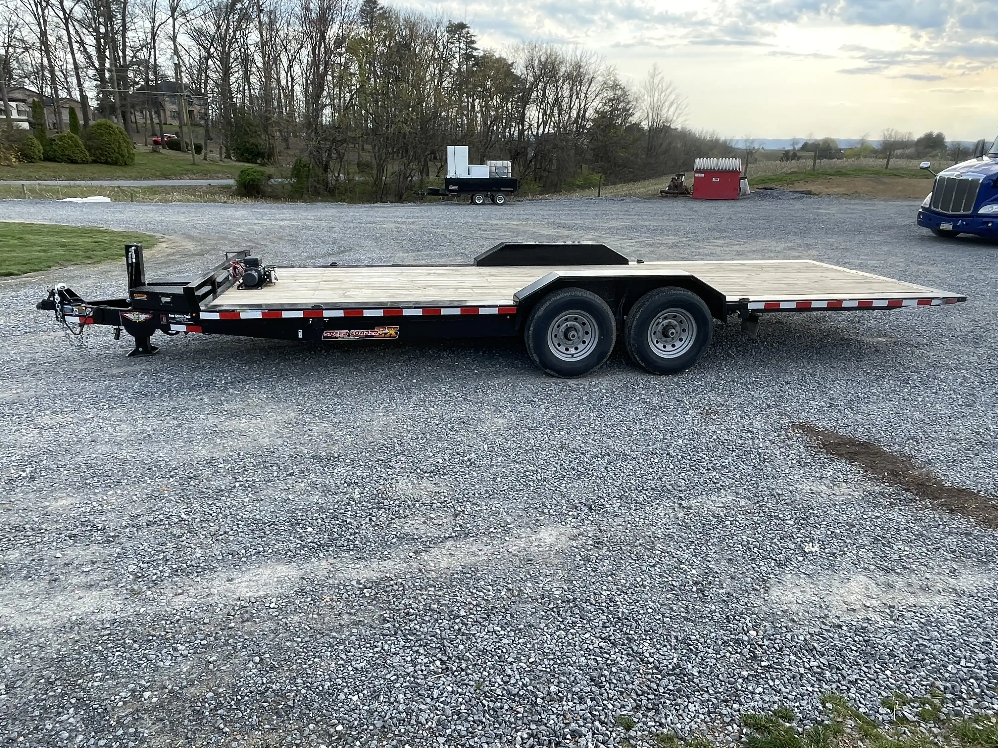 Car hauler trailer rental at TrailerHub Rentals in Chambersburg, PA