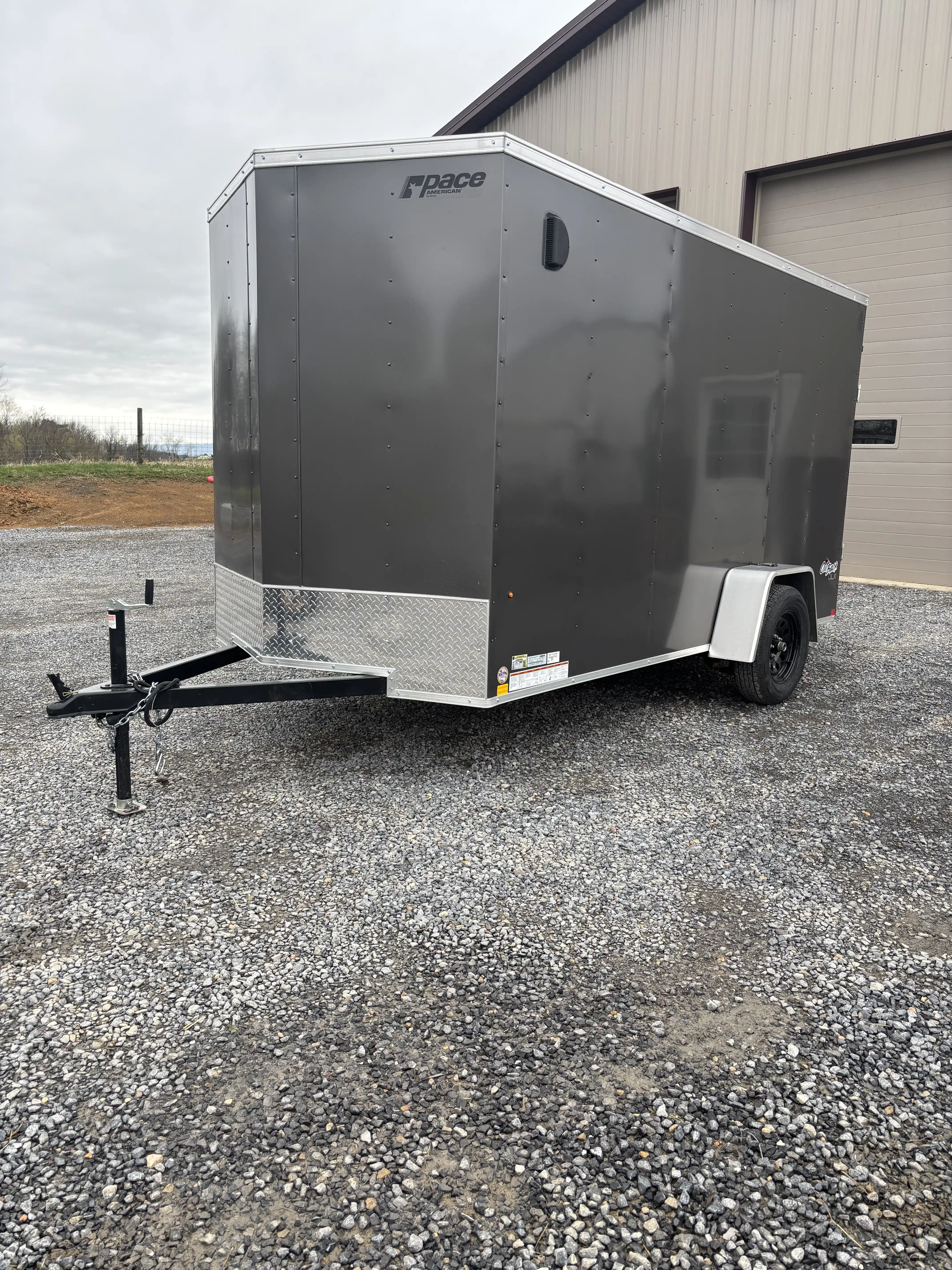 Enclosed trailer rental at TrailerHub Rentals in Chambersburg, PA