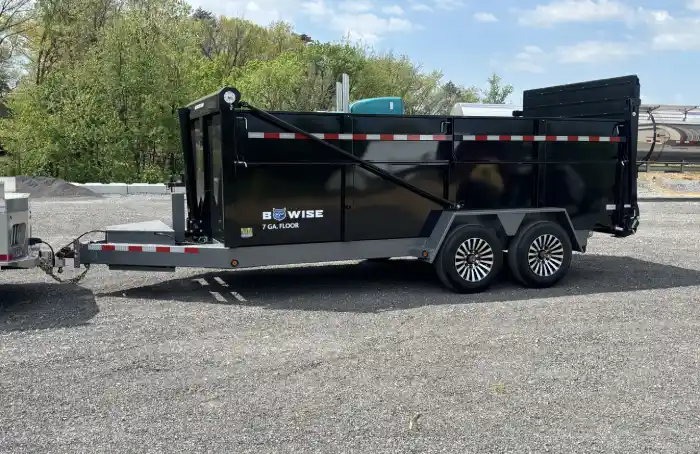 Dump trailer rental at TrailerHub Rentals in Chambersburg, PA