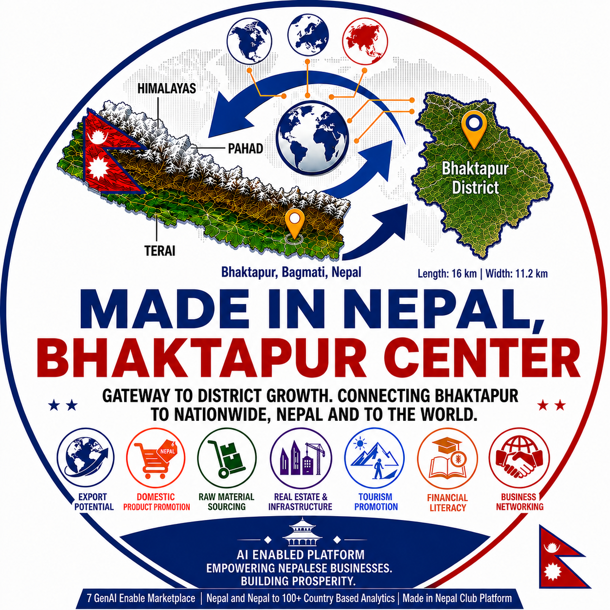 Made in Nepal, Bhaktapur Center Logo