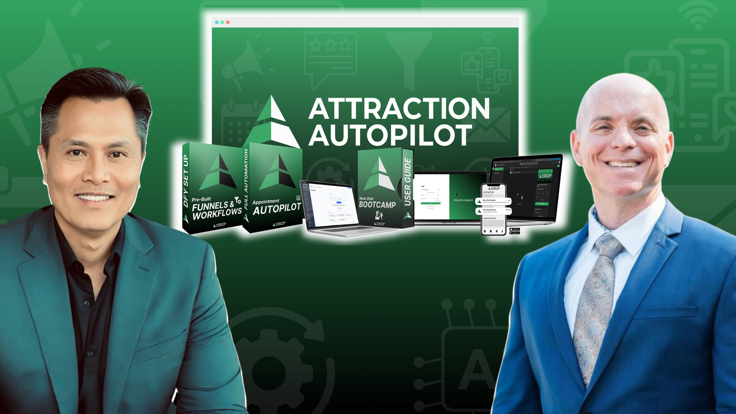 Attraction Autopilot mockup