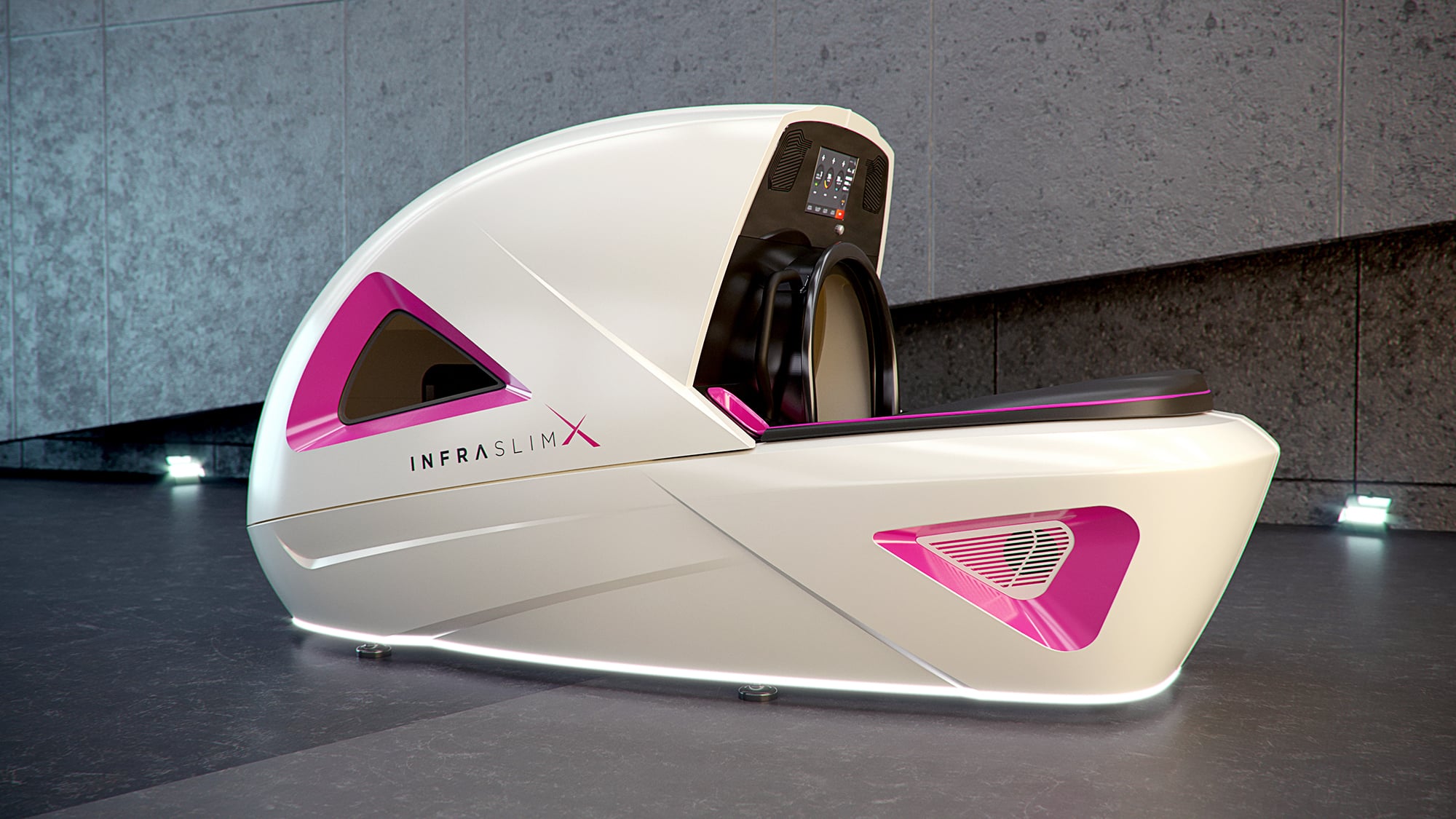 Infraslimx blanco y rosa
