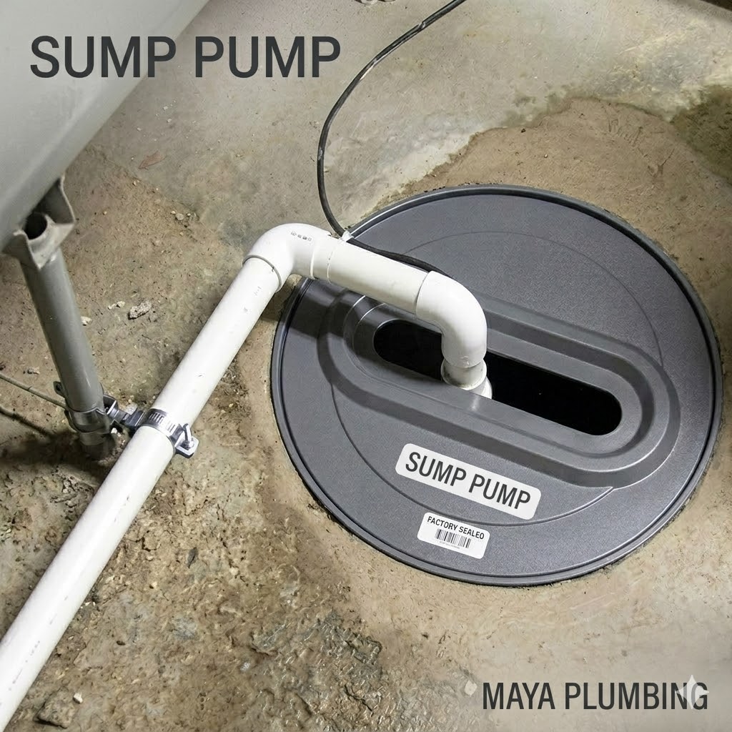 Sump pump maintenance and backup system installation in an Ottawa home basement
